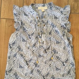 Michael Kors short sleeve blouse
